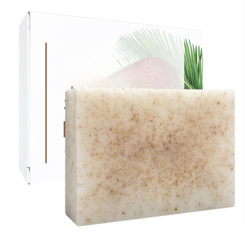 Handmade Coconut Scrub Soap, ScentedSoap Bar, Natural Exfoliating Body WashSoaps for Face & Body, Gentle CleansingBody Care Product for Women Hygiene,Soap Cleanser, Body Cleansing Products