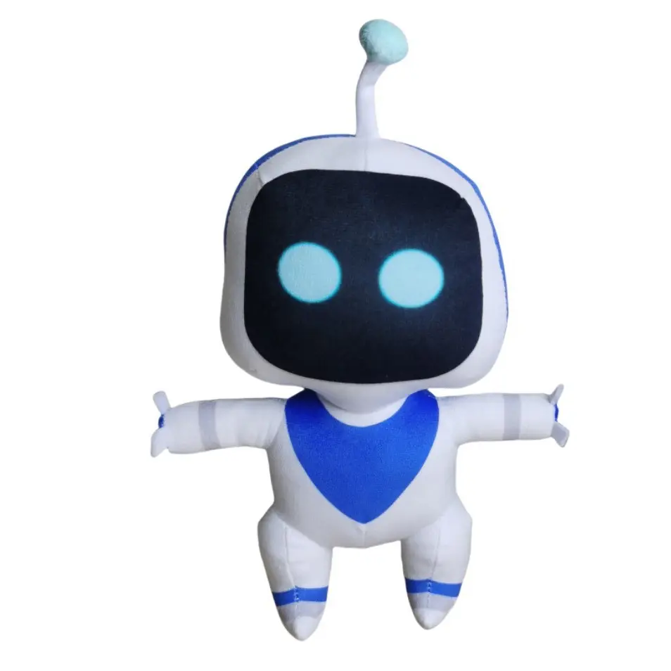 30cm Robot Plush Toy for Ps5 Fans, Ideal Gift for Kids & Office Workers, Perfect Desk Decor for Robotics Enthusiasts