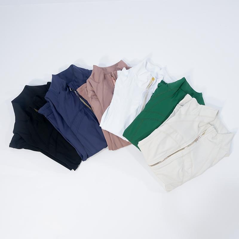 Women's Sculpting Slim Fit Yoga Jacket |     Full Zip Contouring Athletic Jacket with Pockets