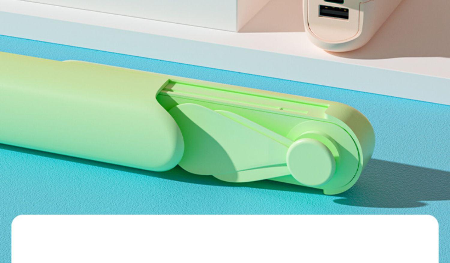 Handheld portable mini fan, retractable USB rechargeable fan, silent for office desktop use