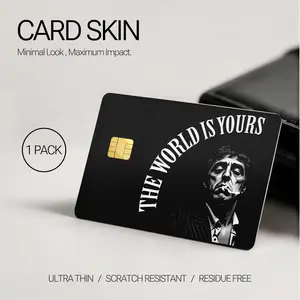 Ultra-Thin Vinyl Sticker for Credit Card, Debit Card, Transit Card, Key Card, Waterproof, Scratch-Resistant, Non-Residual, Customizable