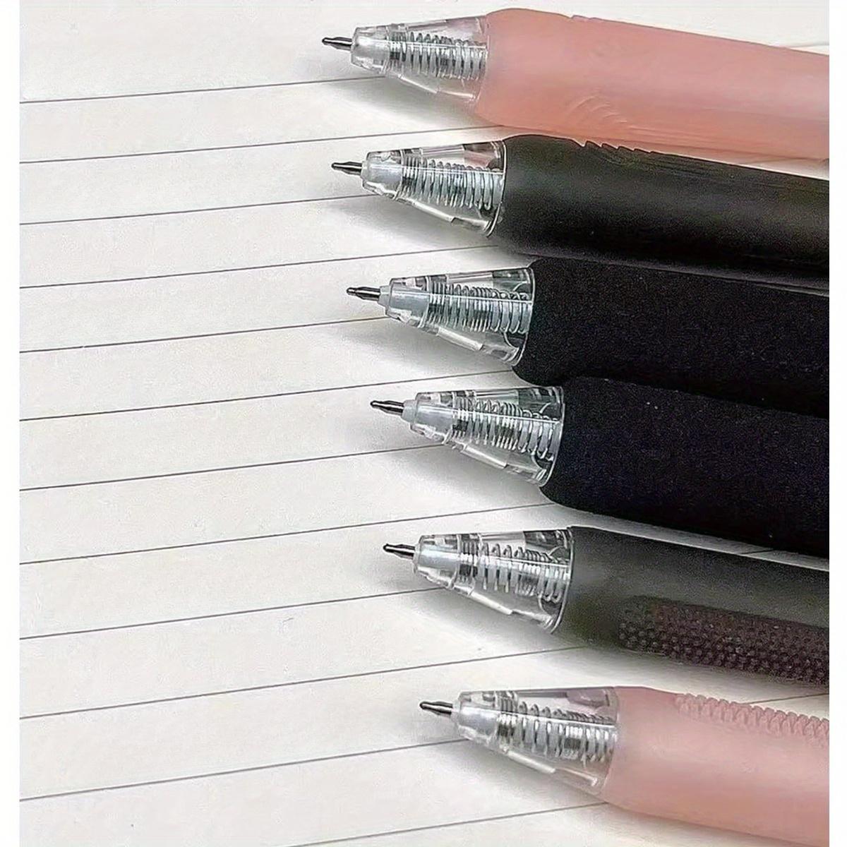 6 Pack Retractable Gel Ink Pens, Fine Point 0.5mm, Black Ink, Butterfly & Rose Flower Design, Cute Writing Pens for School, Office, and Home Use, Ideal Gift for Teens and Adults