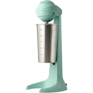 Electric Milkshake & Frother Restaurant Quality Smoothie Maker Easy Clean Drink with 28 oz. Stainless Steel Cup DD23NeonNode