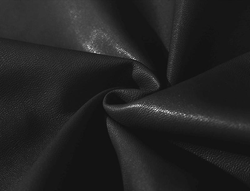 Men's Faux Leather Jacket Vintage with Stand Collar for Motorcycle Biker Riding Bomber Jacket for Men