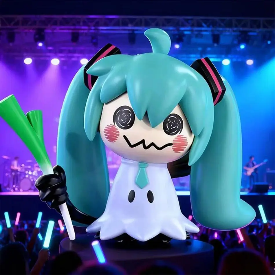 7cm Hatsune Miku Anime Figurine Kawaii Mimikyu Miku Figurine Gk Statue Model Doll Collection Room Desk Decoration Toys Gift