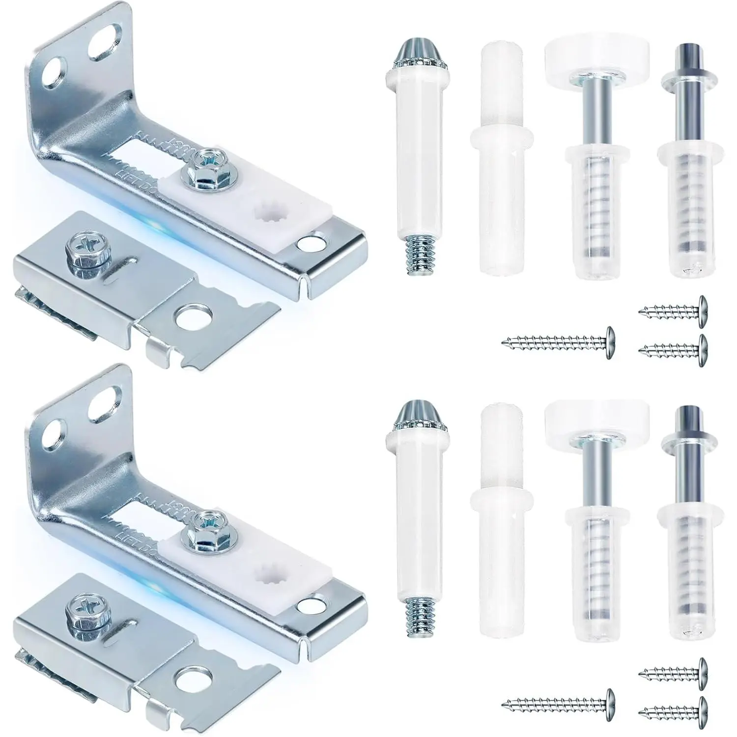 Bifold Door Hardware Repair Kit, 2-Pack Bifold Closet Door Hardware Kit Folding Door Hardware Repair  Tool Kit