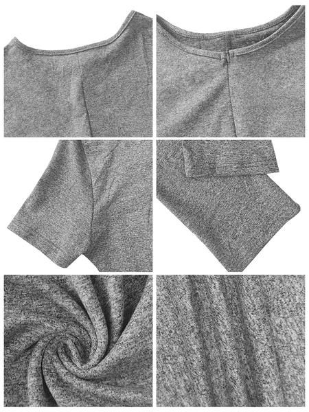 Women's Casual Tight-Fit One-Piece Swimsuit, Fashionable Sexy Short Sleeve Long Pants, Summer Swimwear for Women