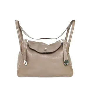 Pre-owned HERMÈS HERMES Lindy 30 Étoupe(18) Clemence Leather P245519680