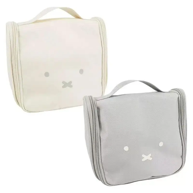 Kawaii Miffy Series Cosmetic Bag Cartoon Creativity Printing Large-capacity Handbag Multifunctional Portable Washing Storage Bag
