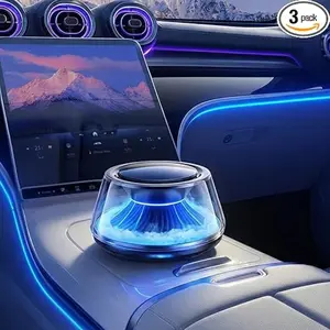 2026 In-Car Smart Aroma Diffuser, 4D Scent Experience, Auto On/Off, Multicolor Ambient Light, Mist Fragrance Car Diffuser