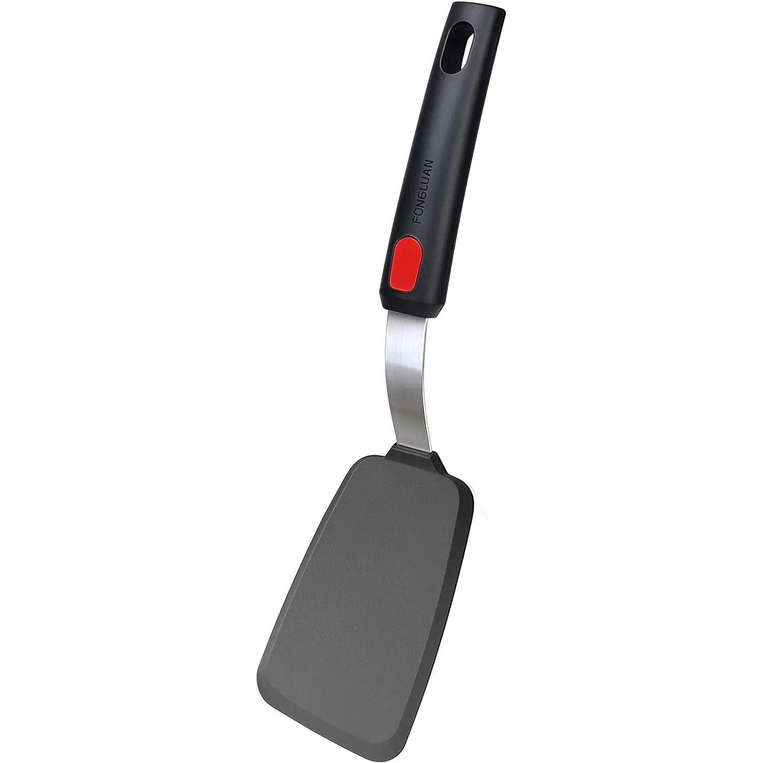 Flexible  Turner Spatula, 600°F Heat-Resistant, , Nonstick Kitchen Turner for Eggs, Pancakes, Burgers - Dishwasher Safe, Black