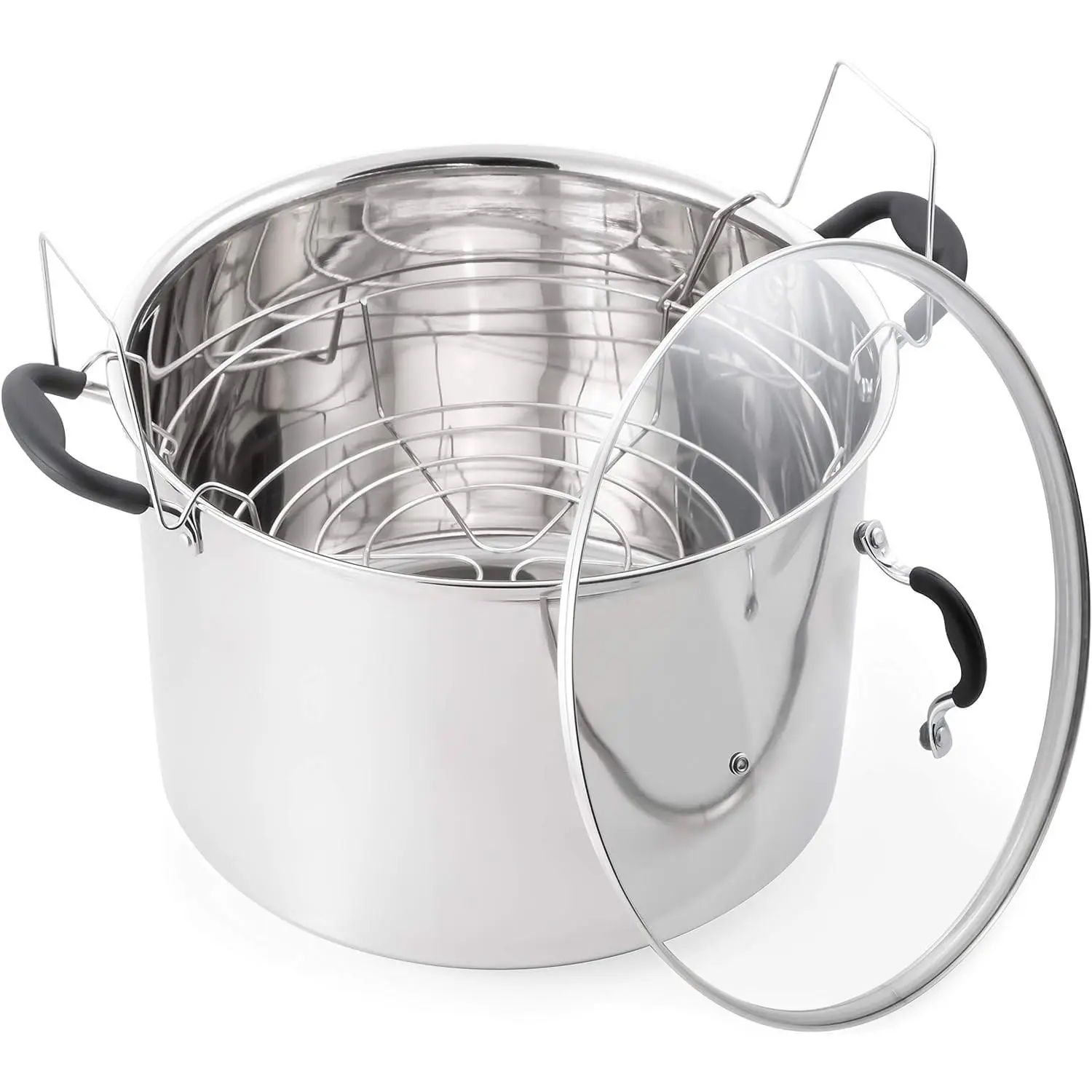 Prep•N•Cook 21.5Qt Induction Stainless Steel Water Bath Canner