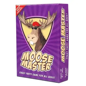 Moose Master (English Edition)  Casual Party Card Game for Up to 6 Players; Ideal for Tabletop Game Nights and Social Gatherings.