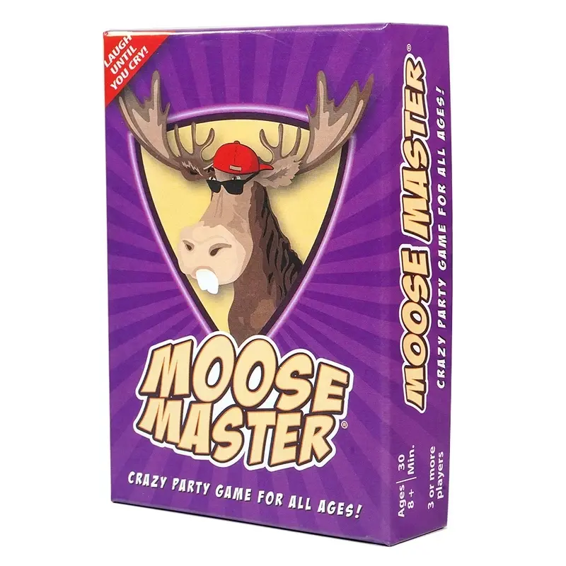 Moose Master (English Edition)  Casual Party Card Game, Family Fun Game for Up to 6 Players; Ideal for Tabletop Game Nights and Social Gatherings.