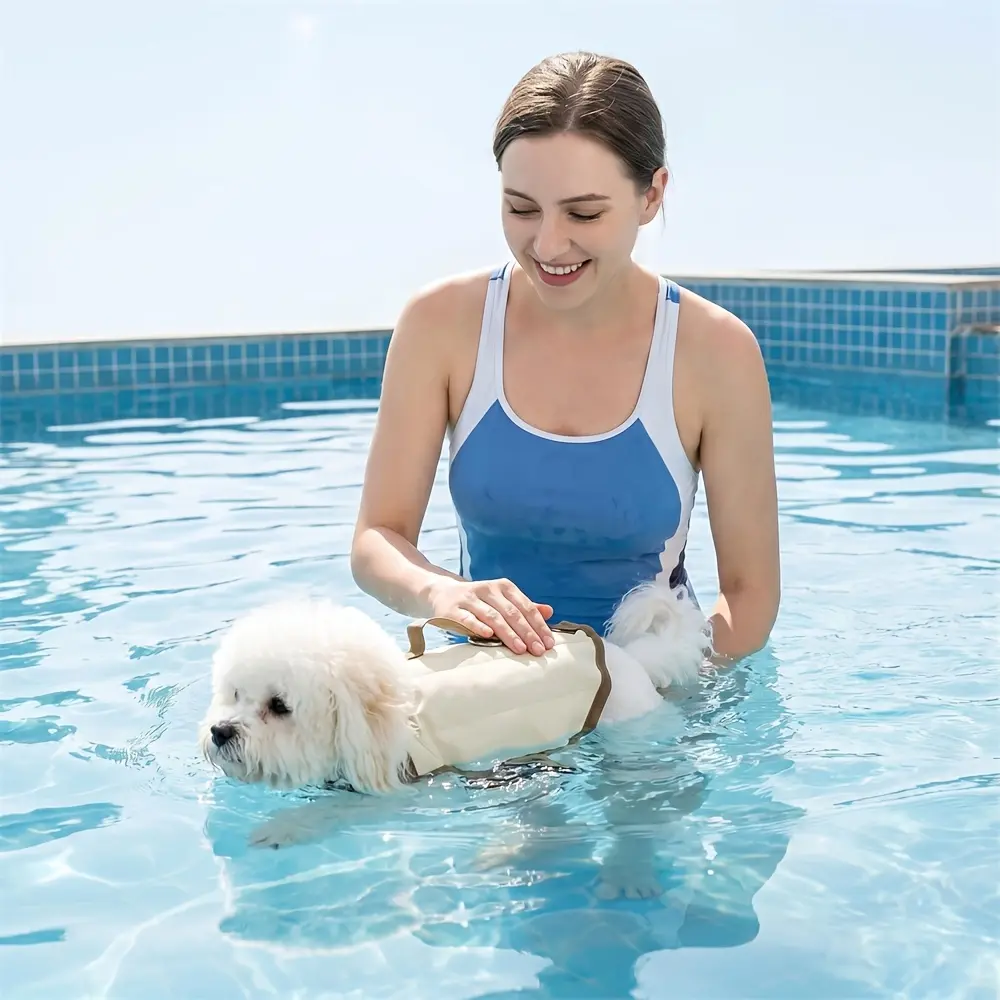 Small and Medium-sized Dog Summer Life Jackets. Small Pet Universal Dog Swimsuit. Pet Buoyancy Suit