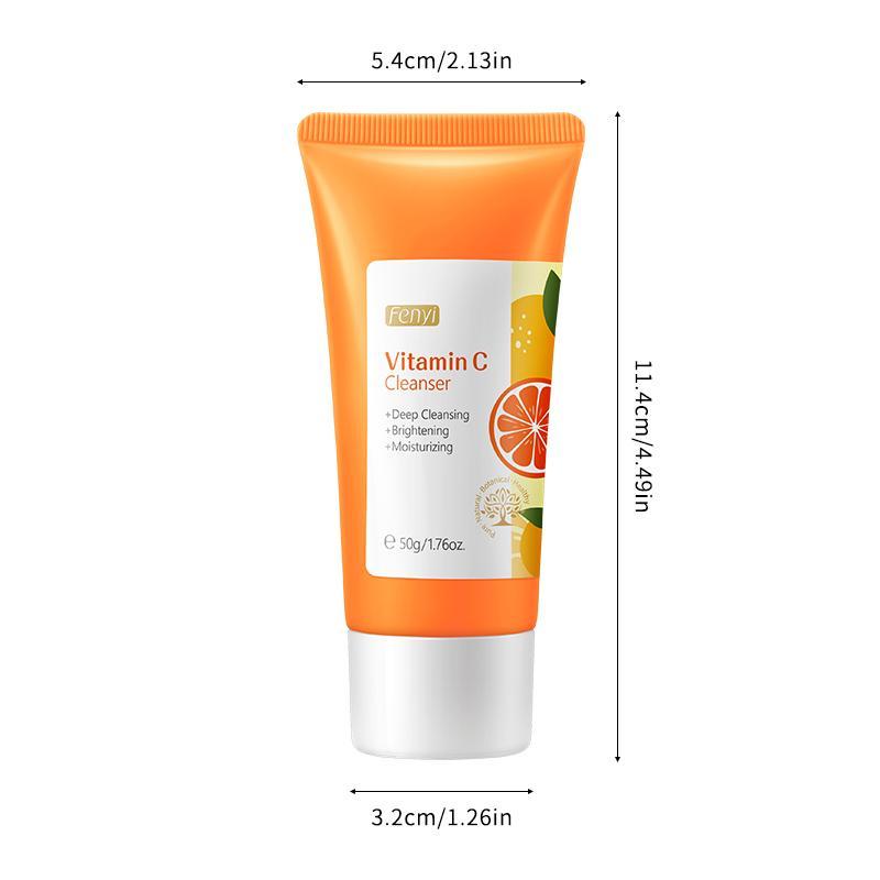 Hydrating Vitamin C Facial Cleanser, Deep Cleansing & Brightening Facial Wash, Moisturizing Facial Cleanser, Comfort Facial Cleansing Skincare Product For Women & Men Hydrating Vitamin C Facial Cleanser, Deep Cleansing & Brightening Facial Wash, Moisturizing Facial Cleanser, Comfort Facial Cleansing Skincare Product For Women & Men
