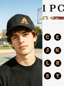 1 PC Men's and Women's Universal Personality Flame 26 Letter Printed Pattern Baseball Cap, A Casual Trendy Multi-purpose Sun Hat, Suitable for daily commuting, outdoor outings, hiking and mountain climbing in spring and summer seasons. It is also suitable