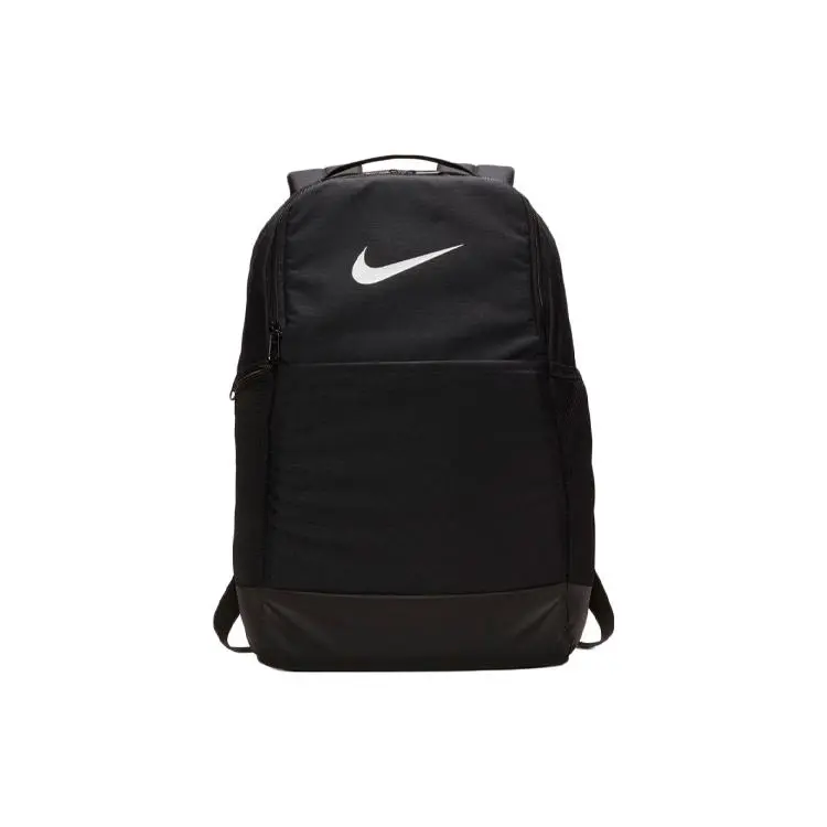 Nike Basic Sporty Polyester Backpack for Men and Women, Casual Style, Black