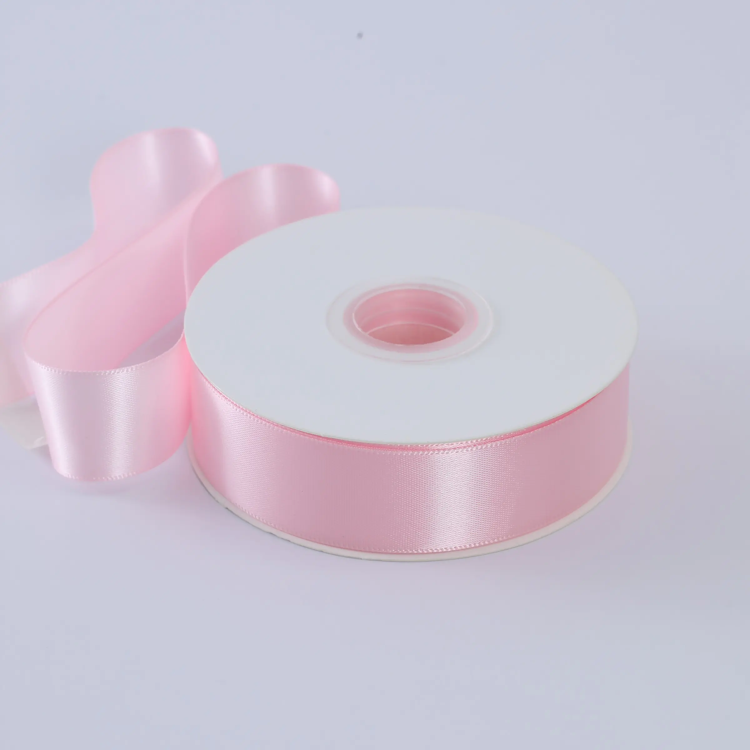 Single-Sided Polyester Ribbon, 2.5cm Wide, 2275cm Long, 6 Colors, Smooth, Fade-Resistant, Ideal for Gift Wrapping, DIY Crafts, Wedding Decorations