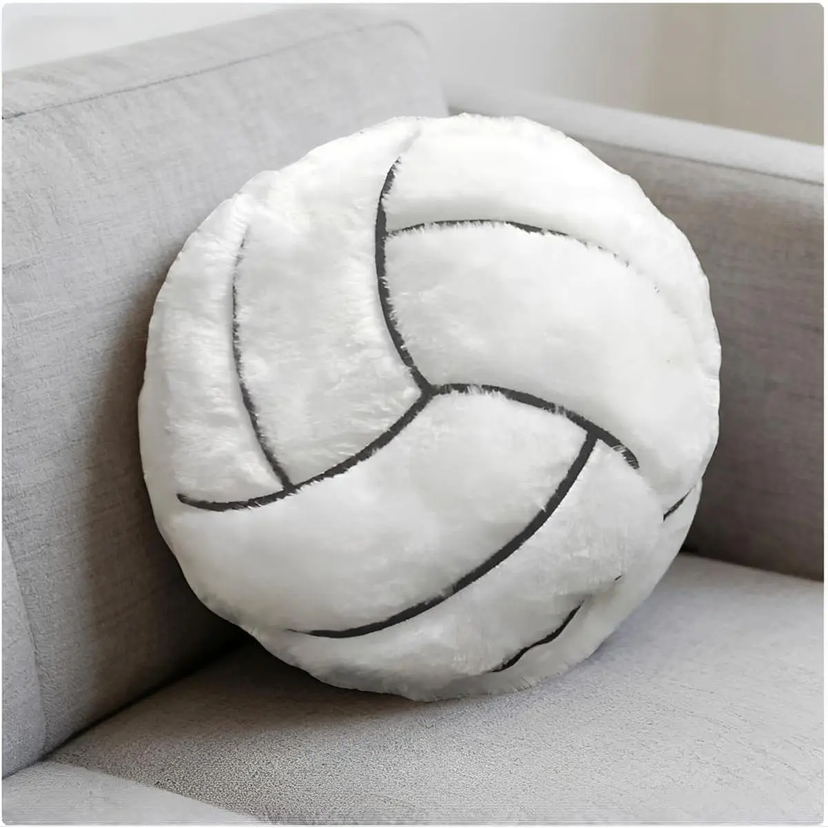 14" Volleyball Plush Pillow Soft Throw Toy for Kids Room Decoration | durable sport plush toy, fluffy soft pillow, gift for boys girls children room decoration