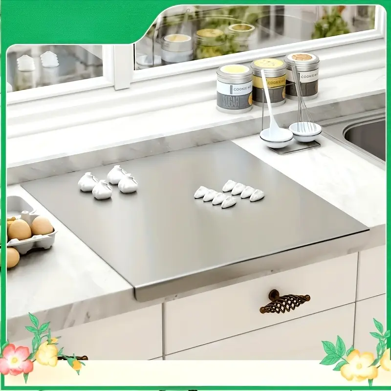 304 Stainless Steel Cutting Board - Household Chopping Board, Kitchen Slicer Board, Kitchen Utensil Supplies, Durable Cutting Boards