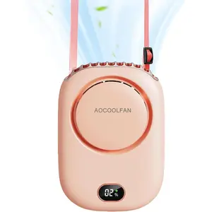 Portable Neck Fan, Mini Small Personal Handheld Fan USB Rechargeable 3 Speed for Girls Boys Woman Eyelash Travel Home Office Outdoor