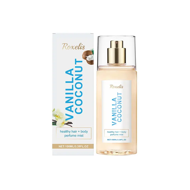 Vanilla Coconut Perfume, Sweet Vanilla Fragrance, Long-Lasting Fresh Romantic Portable Fragrance, Coconut Scented, Unique Charm, Liquid Form, Single Item, No Alcohol or Aerosol