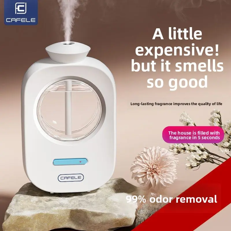 Automatic Aromatherapy Machine Air Humidifier Aroma Diffuser Long-lasting Fragrance Suitable for Room and Bathroom Odor Eliminator Essential Oil Diffuser