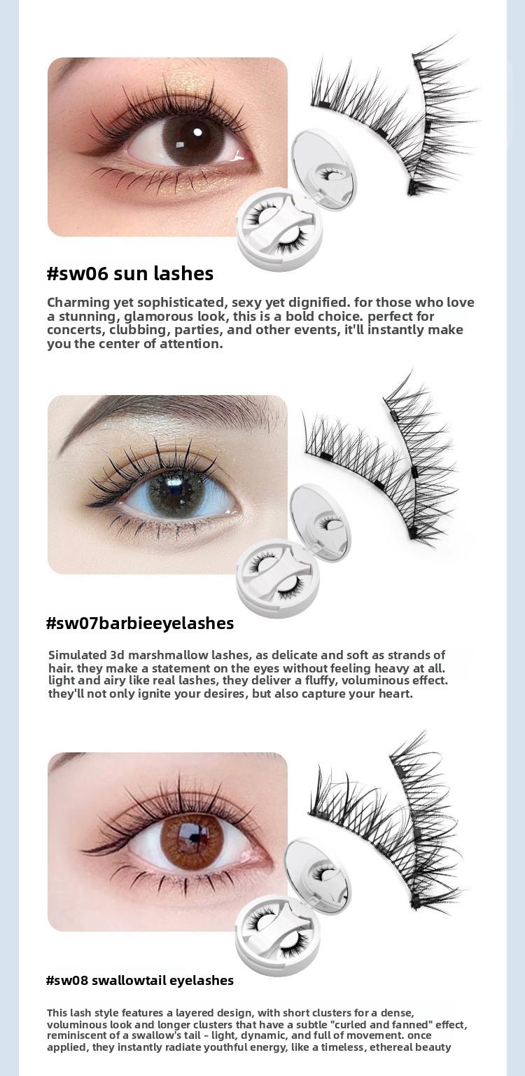 Magnetic Eyelashes Kit - Camellia Style All-in-One Case