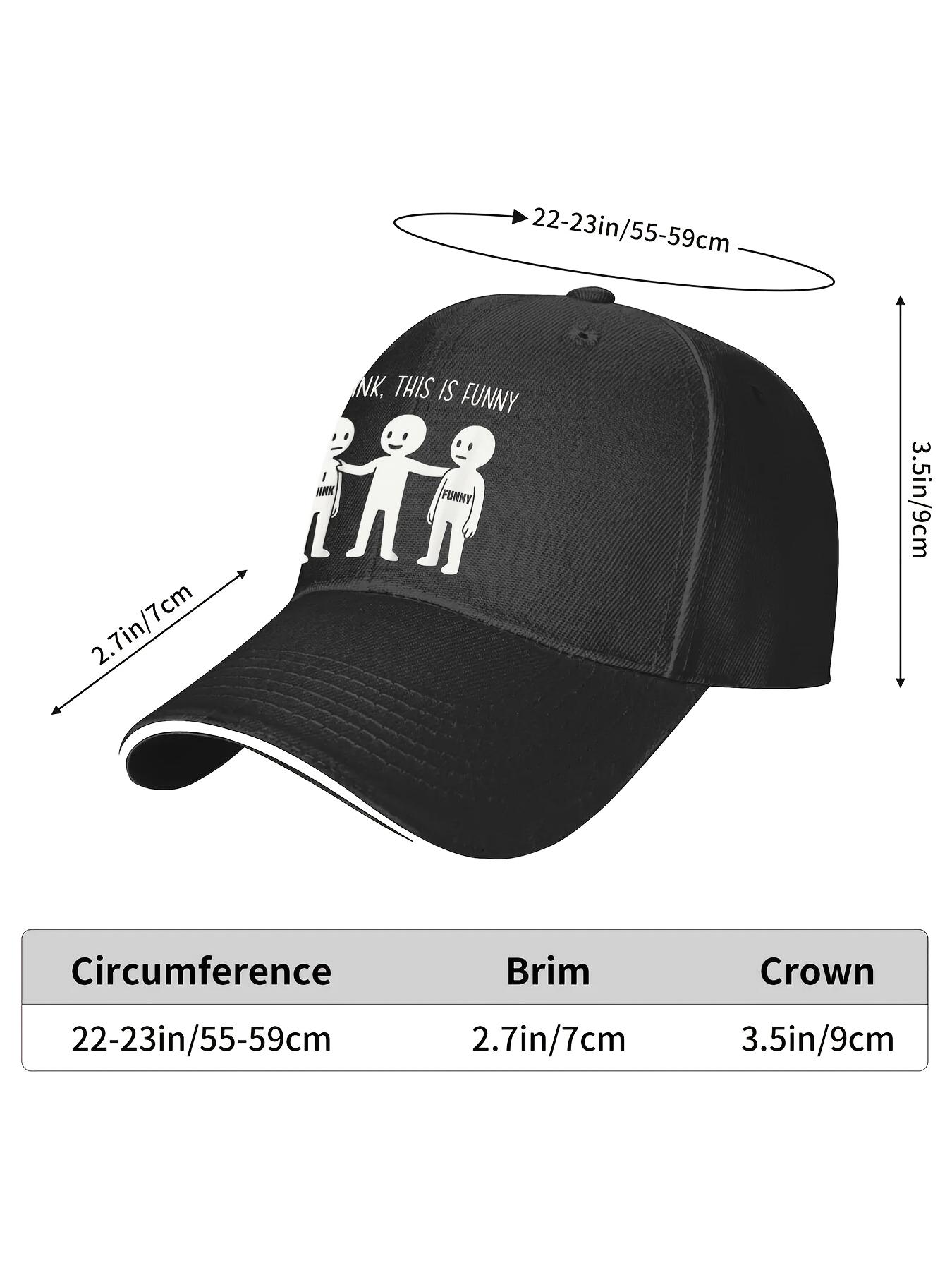 1pc Men'S I Think This is Funny Meme Sarcastic Witty Humor Graphic Sandwich Baseball Cap |   Adjustable, Breathable, Casual, Hand Wash, Perfect for Teen, Christmas Gift