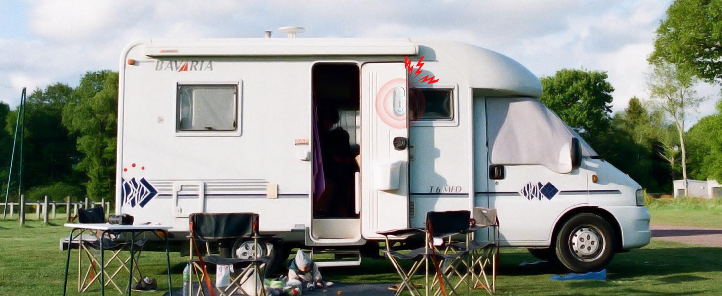 Volume Door Alarm Sensor for Home Security & Child Safety, 120dB Burglar Alarm with 4 Modes - Window & for Pool, Office, Shop, Business