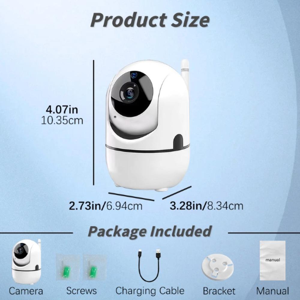 2.4GHz Smart Security Camera, WiFi Camera for Home Security, Ai Human Motion Tracking, 1080P HD 2-Way Talk Camera, WiFi Indoor Cameras, WiFi Surveillance Camera, Wireless Surveillance Camera, WiFi Monitoring Camera, Ai Tracking Sensor
