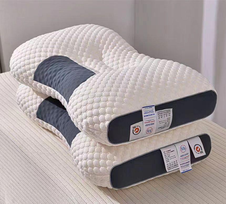 Massage Pillow Core Neck Support Knitted Washable Non-Deforming Adult Dormitory Student Home Use Pillow Core One Piece