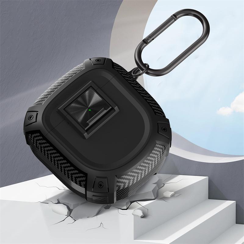 Shockproof Armor Earbud Case Protective Cover Compatible with QuietComfort Earbuds II / Ultra / Big Shark 3