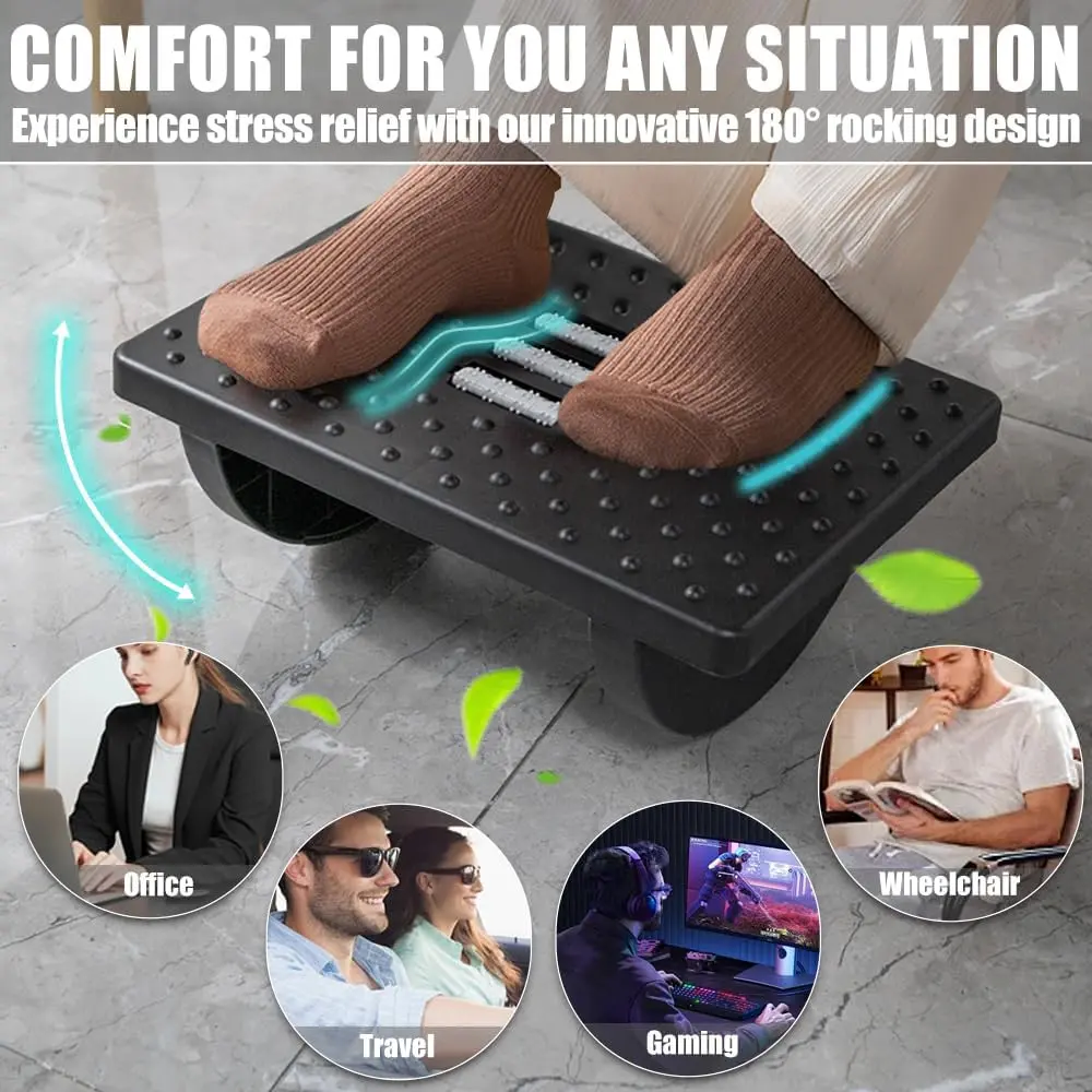 1pc Adjustable Foot Massage Roller, Ankle Stretch Board, Non-Slip Foot Massager, Home Office Yoga Equipment, Portable Leg Muscle Relaxer