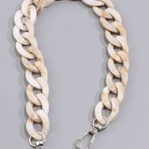Acrylic Mixed High-Quality Chain for Handbag Making, Detachable Multi-Color Resin Chain, catena per borsa，tracolla per borsa，DIY Bag Accessories, Vintage Thick Chain, Removable Straps, Chain For Purse, Purse Accessory