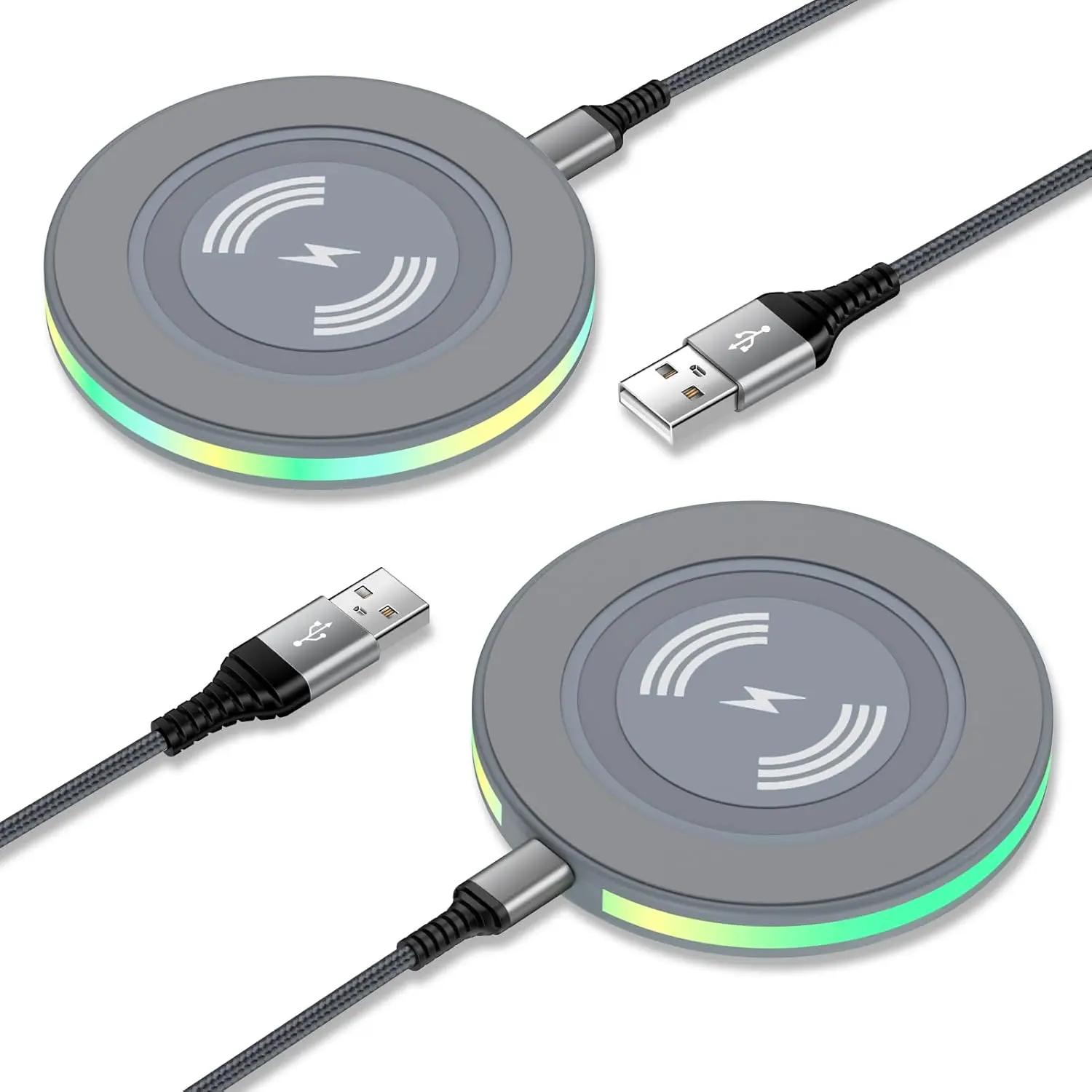 15W Wireless Charger for Samsung  Galaxy , Android Phone Wireless Charging Station Fast Charging Pad for iPhone 16 15 14 Pro Max, Google Pixel