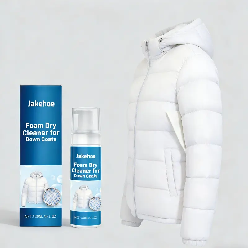Down Jacket Foam Dry Cleaner (120ML), Gentle Cleaning, Easil
