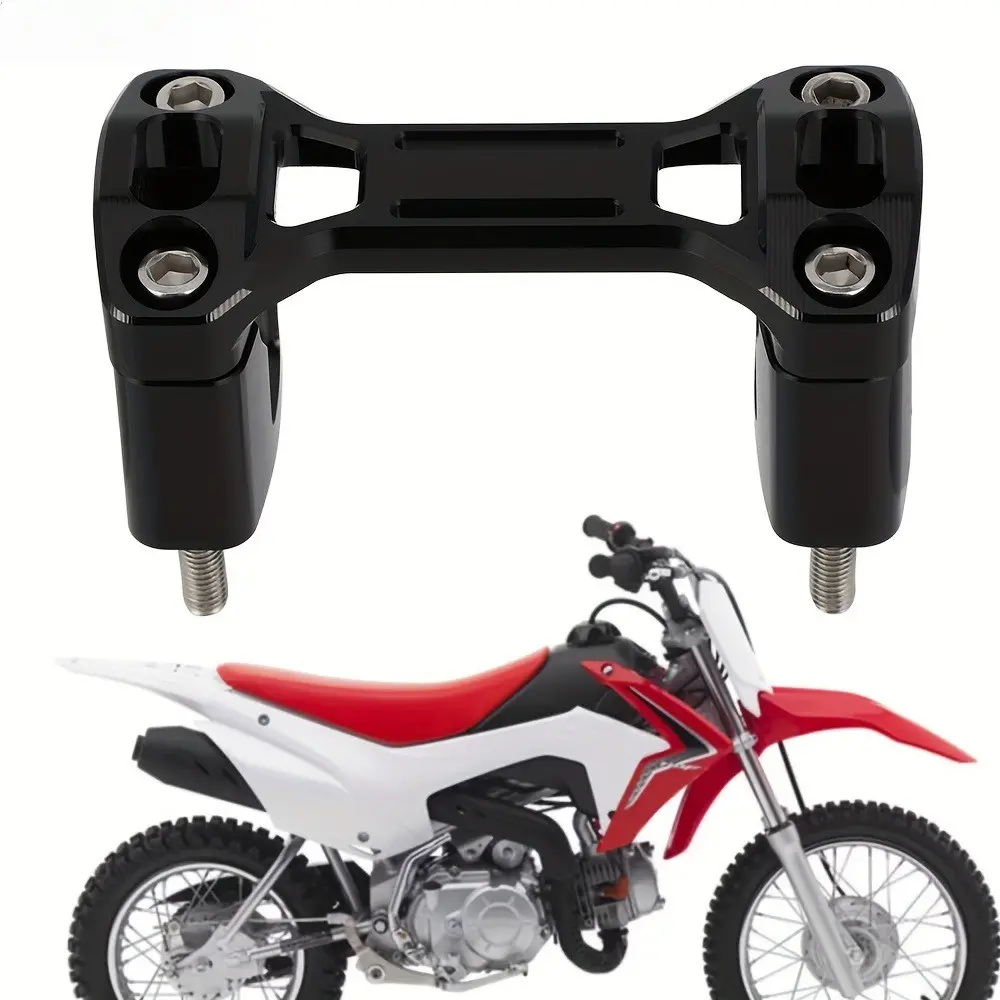 Motorcycle Handlebar Risers 11/8" Handle Bar Mount Clamps Cnc, Motorcycle Parts Compatible with Honda Crf 110 Crf110f 2022 2017-, Durable & Precise Fit