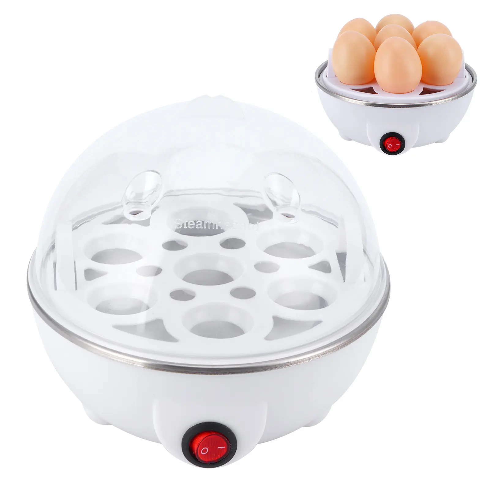 Electric Eggs Boiler Multifunctional Mini Eggs Cooker Steamer Poacher for Kitchen Use
