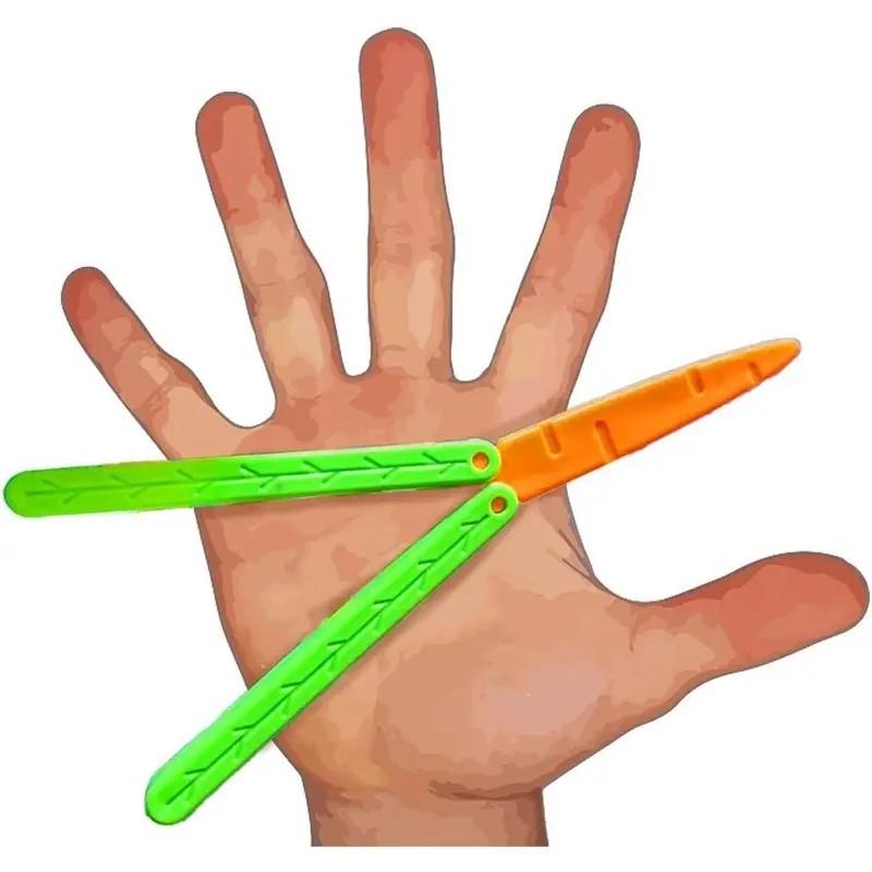 Carrot Butterfly Decompression Toy, Stress Relief Fidgeting, Rich Colors & Original Shape, 3D Printed Sturdy Toy, Large Size Ideal for Relaxation