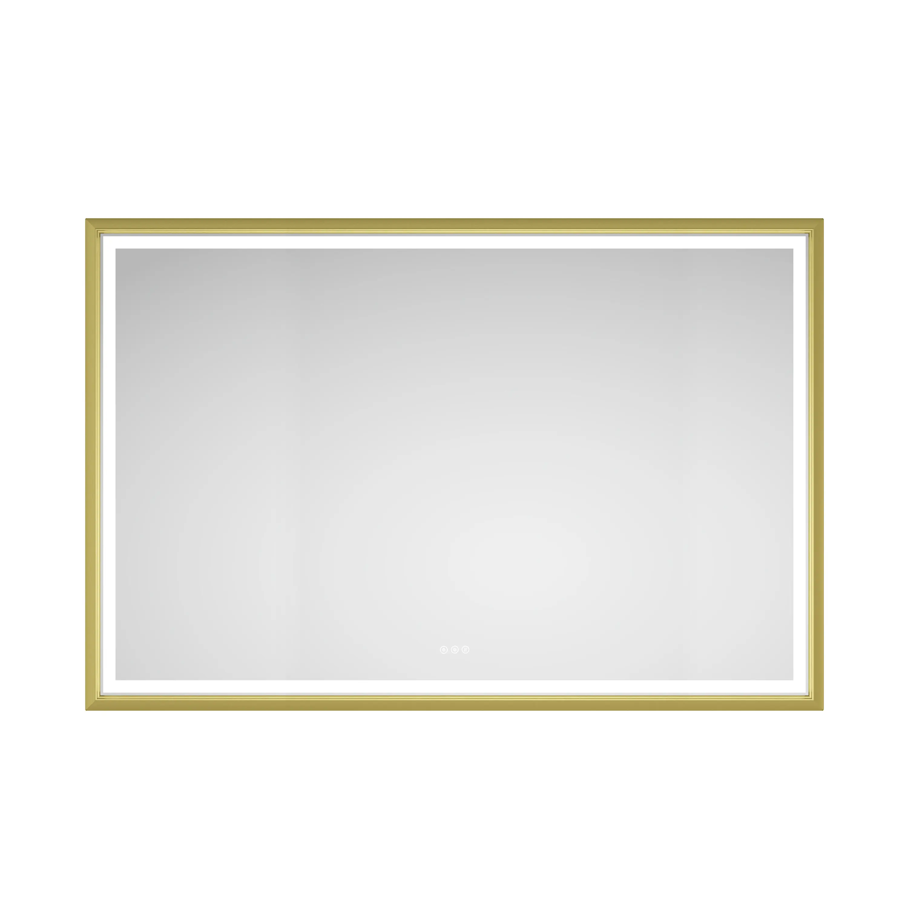 ARCH 72 x 48 Inch LED Bathroom Mirror Wall Mounted Vanity Mirror with Aluminum Frame, Anti-Fog, Memory, 3 Color Lighting, Stepless Dimmable, Large Rectangular Illuminated Makeup Mirror for Bathroom, Multiple Size Options, Bathroom Furniture