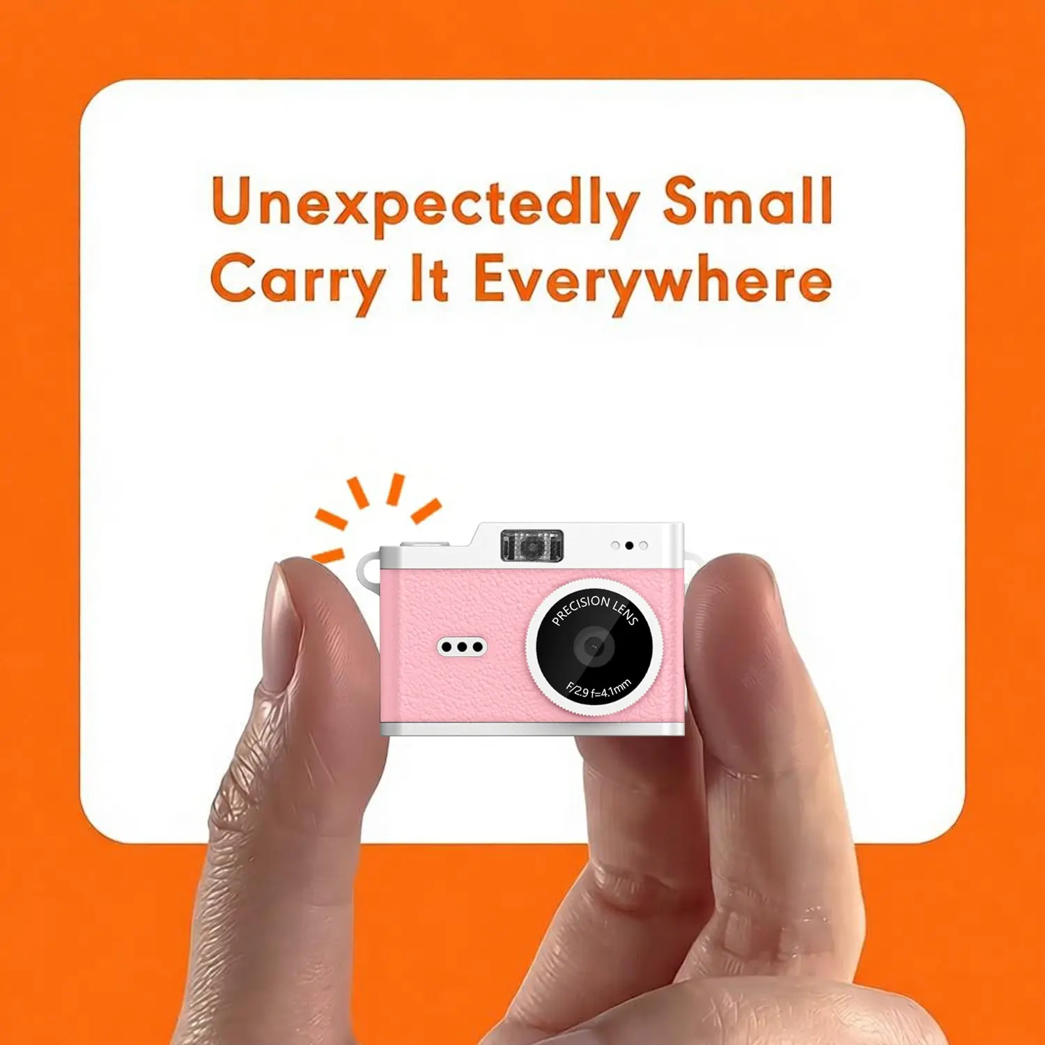 HD CCD Digital Camera with 0.96" Display – Compact Vintage Camera for Adults & Teens, HD Video Recording & Digital Zoom – Portable Travel Camera, USB Charging, Memory Card Option – for Vlogging, Daily Photography & Retro Gift