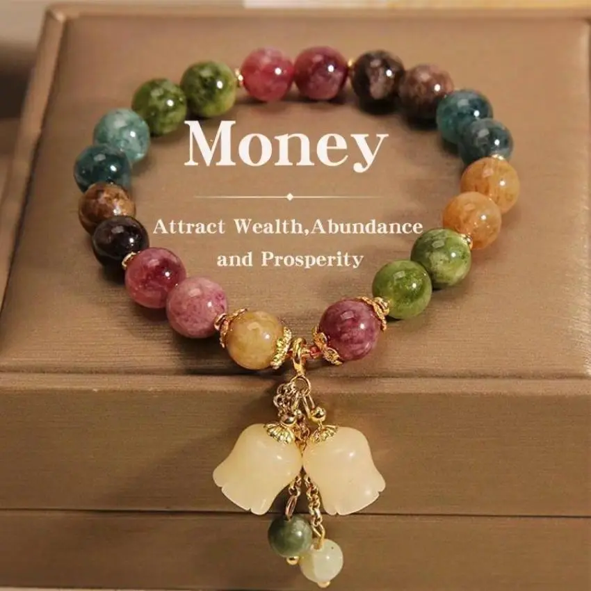 Female Adjustable 7-Color Rainbow Beaded Bracelets, Boho Charm Jewelry with Flower Accents, Stackable Lucky-Inspired Accessory for Daily Wear, Watch Party & Parties Gifts tiktokshopbacktoschool