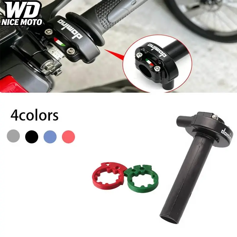 Wd Nice Moto Motorcycle 22mm 7/8 Inch Handlebar Accessories, Oiler Quick Turn Throttle, Twist Handle Throttle Grip for Pit Bike