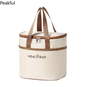 Lunch accessories | Viral insulated aluminum foil lunch bag with handheld design | Great heat retention and leak-proof performance, sturdy structure, ideal for office workers, daily commutes and regular meal carrying
