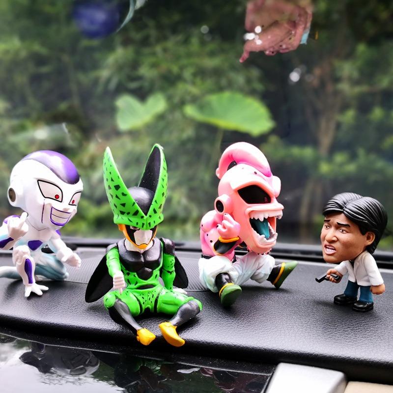 Anime Z Majin Buu Frieza Cell Figure Toys Funny DBZ Fat Buu PVC Figurine Collection Model Dolls Birthday Gifts Kids
