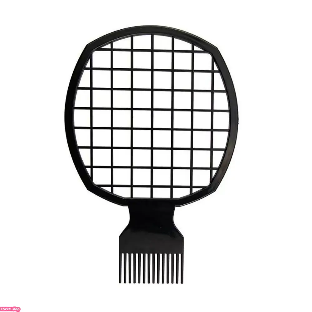 Afro Curl Comb Twist Brush Styling Tool, Professional Hair Salon Brush for Natural Coily Curly Textured Hair, Special Twisting Detangling Brush for Real Hair Wigs Daily & Salon Use