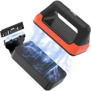 Magnetic Glass Cleaner for Aquarium Fish Tank, Two Detachable Floating Algae Scraper Scrubber Brush Magnet Cleaning Tool for Medium Aquariums
