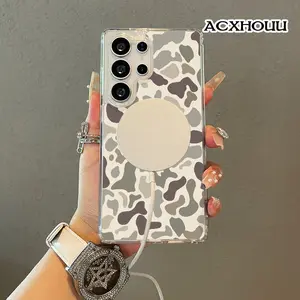 earth tones Magnetic Vintage Case for SAMSUNG S26 ULTRA S25 S24 S23 S22,Aesthetic Vibes Lightweight,Shockproof,Silicone,Scratch Resistant,and Cute